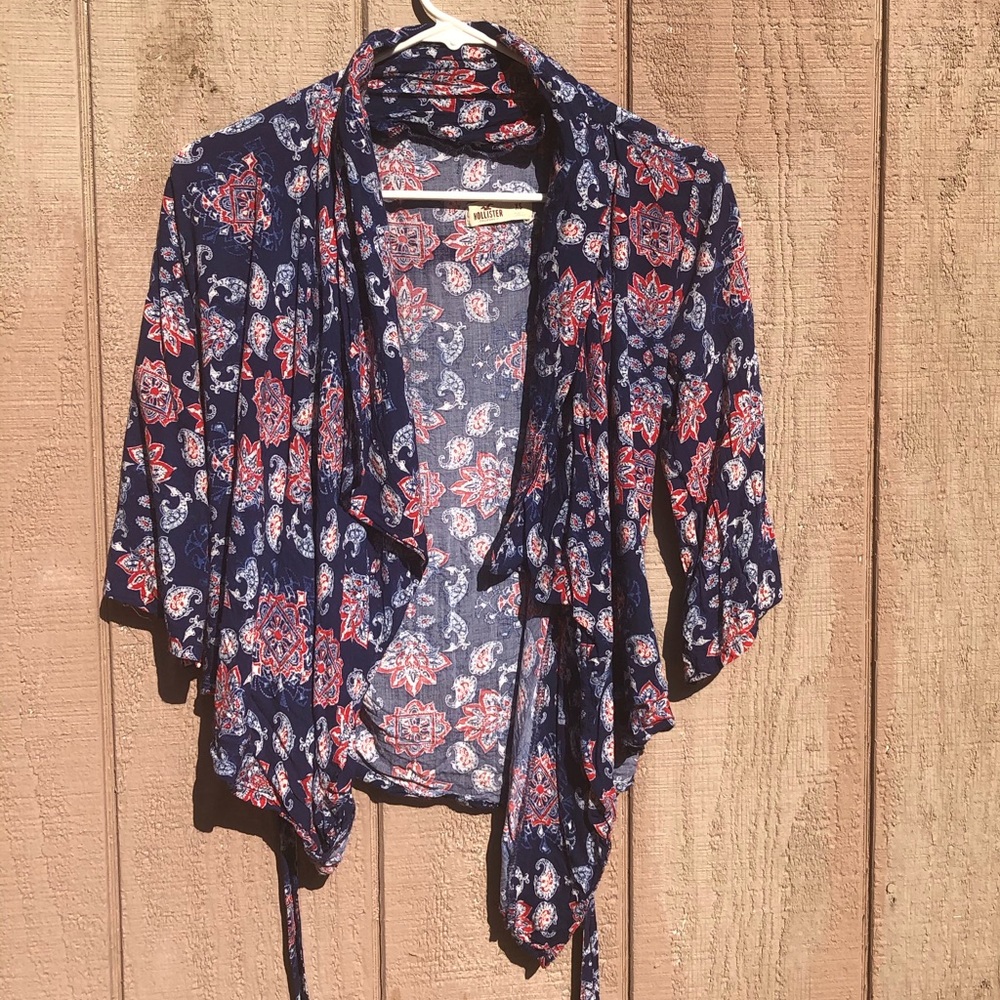 Xs Hollister Wrap Top/Cardigan